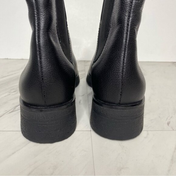 Paul Green Black Leather Chelsea Bootie 5 / 7.5 - Picture 4 of 15